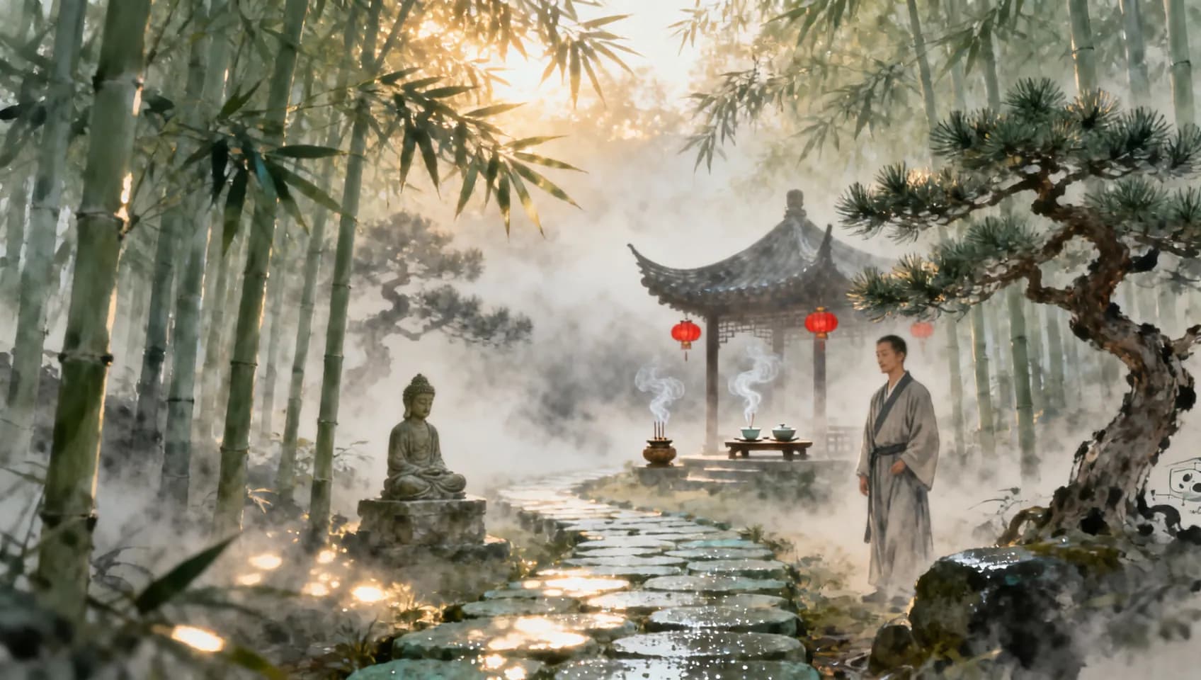 Move with Tai Chi and breath to release stress and low mood